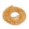 Electroplate Transparent Glass Beads Strands LS-EGLA-A035-T3mm-L17-2