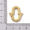Rack Plating Brass Micro Pave Cubic Zirconia Twister Clasps KK-NH0002-07G-02-3