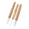 3Pcs 3 Styles Iron Crochet Hooks AJEW-C041-01-2