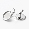 Tarnish Resistant 304 Stainless Steel Leverback Earring Findings STAS-L253-005B-P-3