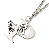 201 Stainless Steel Necklaces NJEW-Q336-01P-P-4