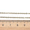 PVD Vacuum Plating 304 Stainless Steel Cable Chain Necklaces STAS-M174-025G-3