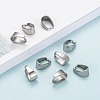 Tarnish Resistant 201 Stainless Steel Snap on Bails STAS-H052-6