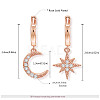 Real Rose Gold Plated EJEW-AA00270-16RG-2