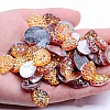 Opaque Resin Rhinestone Cabochons RESI-WH0035-29E-1