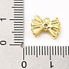 Brass Micro Pave Clear Cubic Zirconia Pendants ZIRC-P113-03G-3