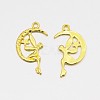 Zinc Alloy Fairy Sprite Charms X-PALLOY-A18526-G-FF-1