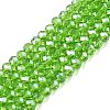 Electroplate Glass Beads Strands LS-EGLA-A044-T4mm-A11-1