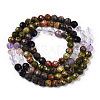 Natural & Synthetic Mixed Gemstone Beads Strands G-D080-A01-01-30-2