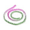 Transparent Glass Beads Strands GLAA-L045-01B-01-5