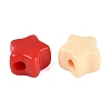 Opaque Acrylic European Beads OACR-Q203-11-2