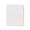 Rectangle Paper Earring Display Card with Hanging Hole CDIS-C004-01G-2