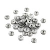 4-Petal Tibetan Style Alloy Flower Bead Caps LS-TIBE-S222-P-NR-3