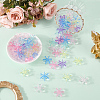 120Pcs Transparent Acrylic Beads OACR-SC0003-02A-5