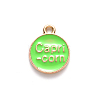 Alloy Enamel Pendants ENAM-S124-01A-06E-3