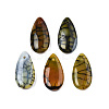 Natural Dragon Veins Agate Pendants G-N0325-16C-2