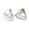 Rack Plating Brass Twist Triangle Stud Earrings EJEW-Q766-06P-2