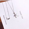 925 Sterling Silver Pendant Necklaces NJEW-BB34802-P-2