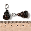 Natural Mahogany Obsidian Pendants G-B127-03P-08-4