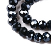 Electroplate Glass Beads Strands EGLA-A034-P4mm-A29-4