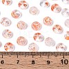 Baking Paint Transparent Glass Beads DGLA-T004-07I-4