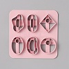 ABS Plastic Clay Cutters DIY-WH0021-34A-1