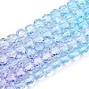 Transparent Glass Beads Strands X-GLAA-E036-07T-2