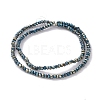 Electroplate Glass Beads Strands EGLA-K010-FP02-2