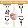 Leather Wristlet Keychain Bracelet Wallet for Women JX633A-3