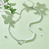 1Pc 925 Sterling Silver Screw Carabiner Lock Charms STER-NB0001-20A-P-4