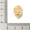 Brass Box Clasps with Resin KK-H480-07G-3
