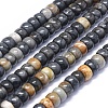 Natural Polychrome Jasper/Picasso Stone/Picasso Jasper Beads Strands G-K293-B06-B-1