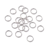 Non-Tarnish 304 Stainless Steel Open Jump Rings X-STAS-C040-01C-P-1
