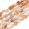 Natural Cherry Blossom Agate Beads Strands G-Z107-A01-2