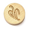 Golden Tone Brass Letter Stamps LS-KK-R005-01H-1