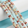 Synthetic Imperial Jasper Dyed Beads Strands G-D077-D01-02E-2