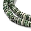 Natural Green Spot Jasper Beads Strands G-Q159-B35-01-4
