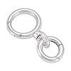 2Pcs 2 Styles 925 Sterling Silver Spring Gate Clasps STER-PH0004-94-1