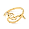 304 Stainless Steel with  Cubic Zirconia Adjustable Rings RJEW-K245-48J-G-1
