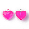 Transparent Resin Pendants X-RESI-R429-30E-1