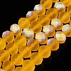 Transparent Glass Beads Strands EGLA-A044-T8mm-MB05-1