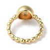 Rack Plating Brass Finger Ring for Women RJEW-K247-07G-3