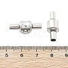 304 Stainless Steel European Clasps STAS-Z115-04P-08-3