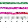 Transparent Painted Glass Beads Strands DGLA-A034-T1mm-A24-3