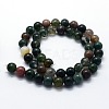 Natural Indian Agate Beads Strands G-I199-05-10mm-2