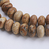 Natural Picture Jasper Beads Strands G-P354-04-8x5mm-3