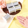 5 Rolls 5 Sizes Round PET Metallic Thread MCOR-TA0001-02A-6
