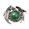 Synthetic Malachite Pendants G-B033-05AS-17-2