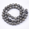 Natural Maifanite/Maifan Stone Beads Strands X-G-Q462-8mm-21-2