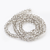 Electroplate Glass Beads Strands X-GLAA-K027-HP-A01-2